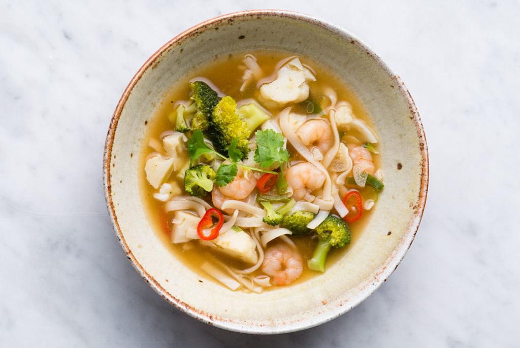 prawn broth