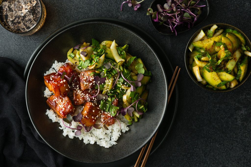 G Sticky Korean Pork Belly with Quick Cucumber Kimchi BLOG