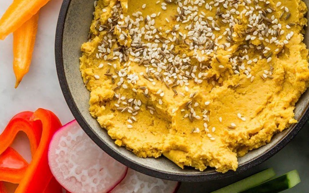 Roasted Pumpkin & Sesame Hummus