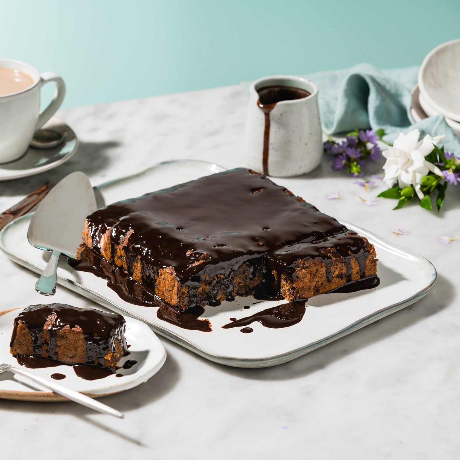 Coffee and walnut cake recipe | delicious. magazine