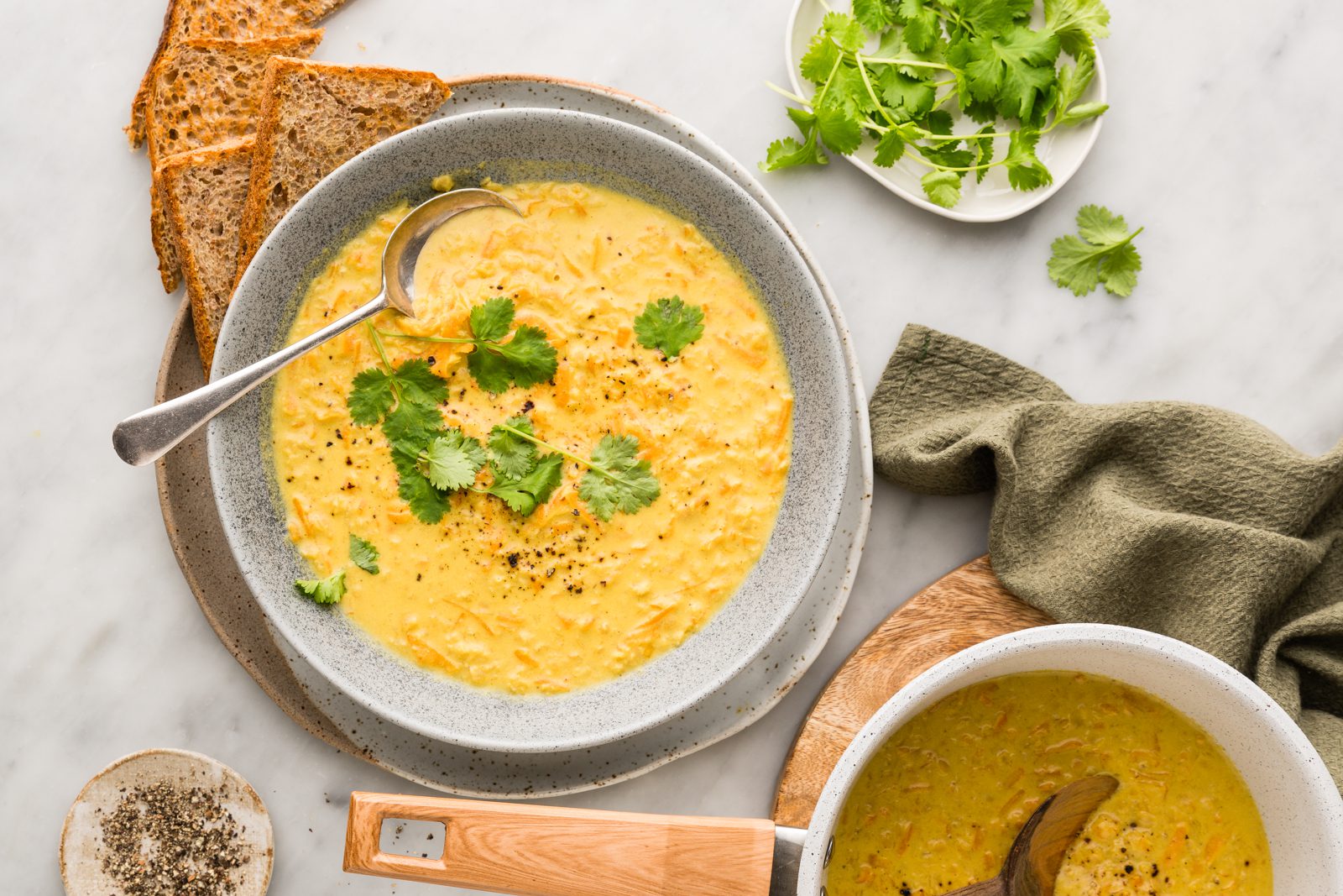 Curried Lentil & Coconut Soup | Fresh Start - Recipes