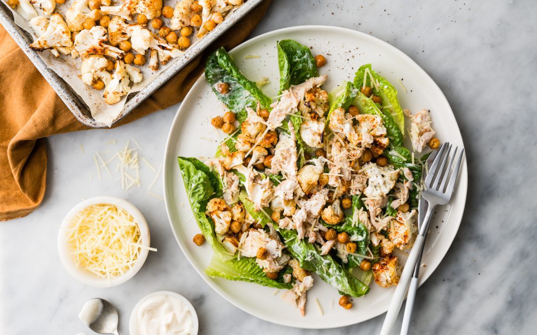 Fresh Start Restart: Winter Chicken Caesar with Smoky Cauliflower & Parmesan Mayo