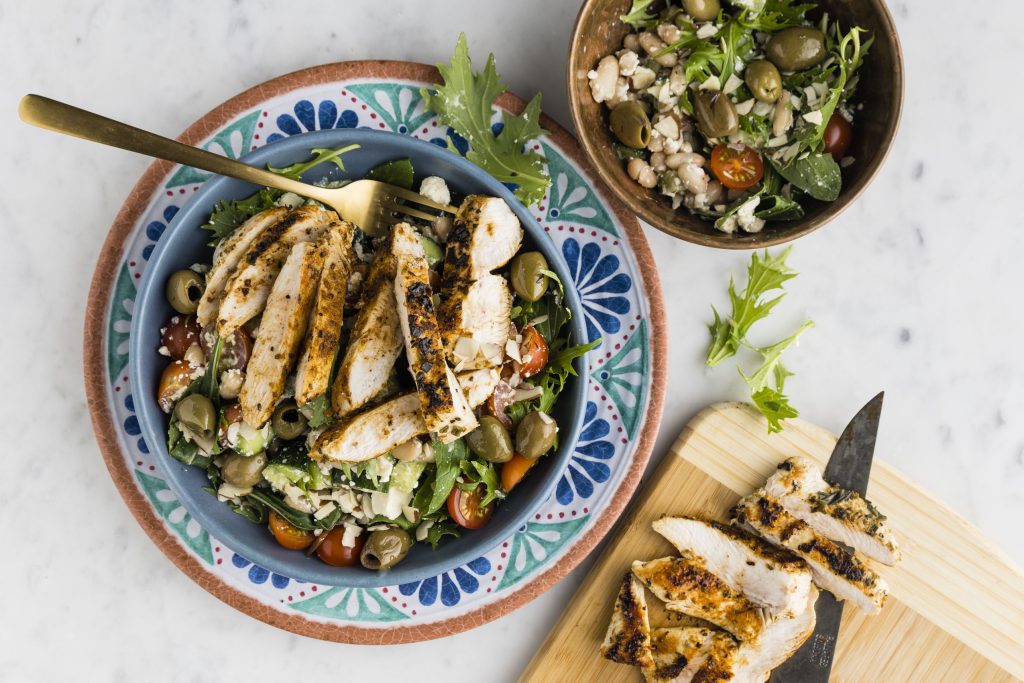 FS Mediterranean Chicken Bliss Bowl with Feta Olive Cannellini Salad alt 1 copy 1