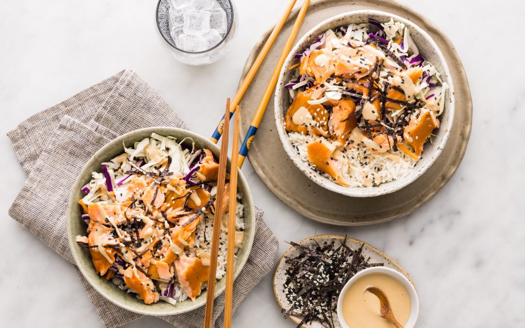 Smoked Salmon Poke Bowl