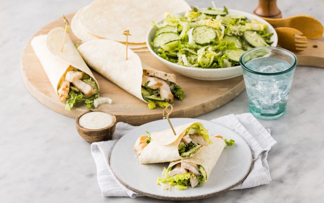 Fresh Start’s Chicken Caesar Lunch Wraps