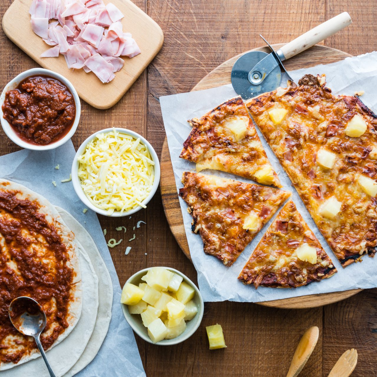 Hawaiian Pizza Kit | Blog - Add On Recipes - Bargain Box - My Food Bag