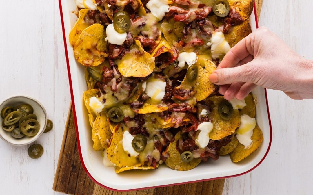 Fully Loaded Veggie Nachos