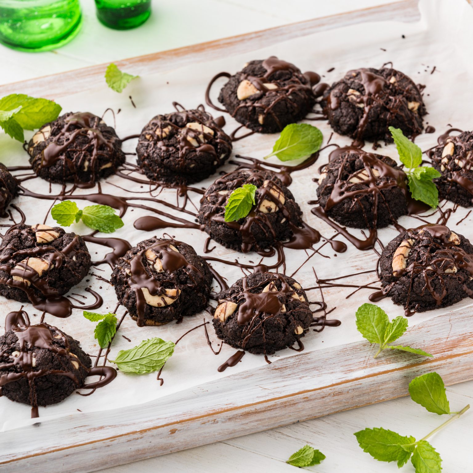 St Patrick's Day Mint Choc Cookie 