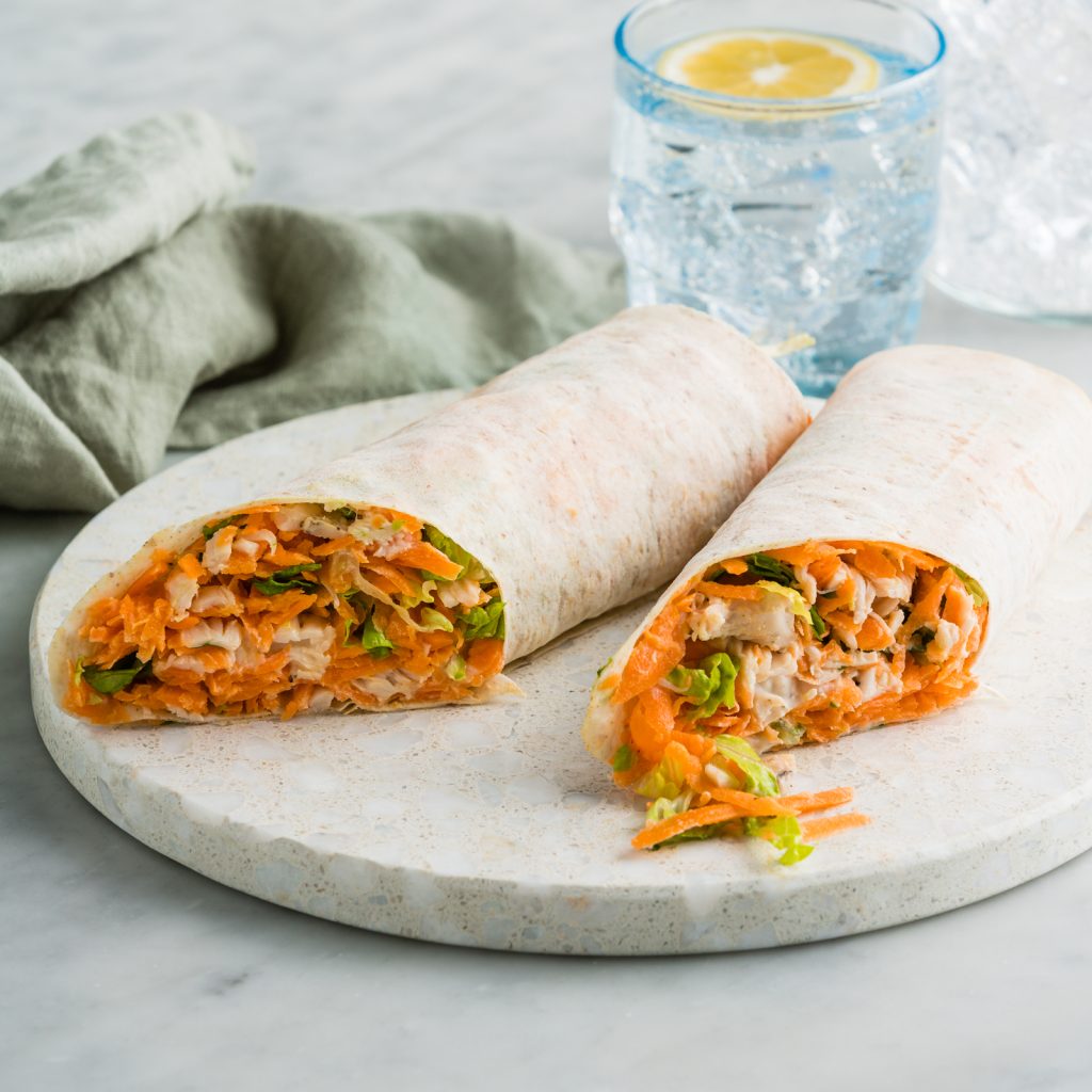 FS Wk1 Tahini Hummus Chicken Wrap