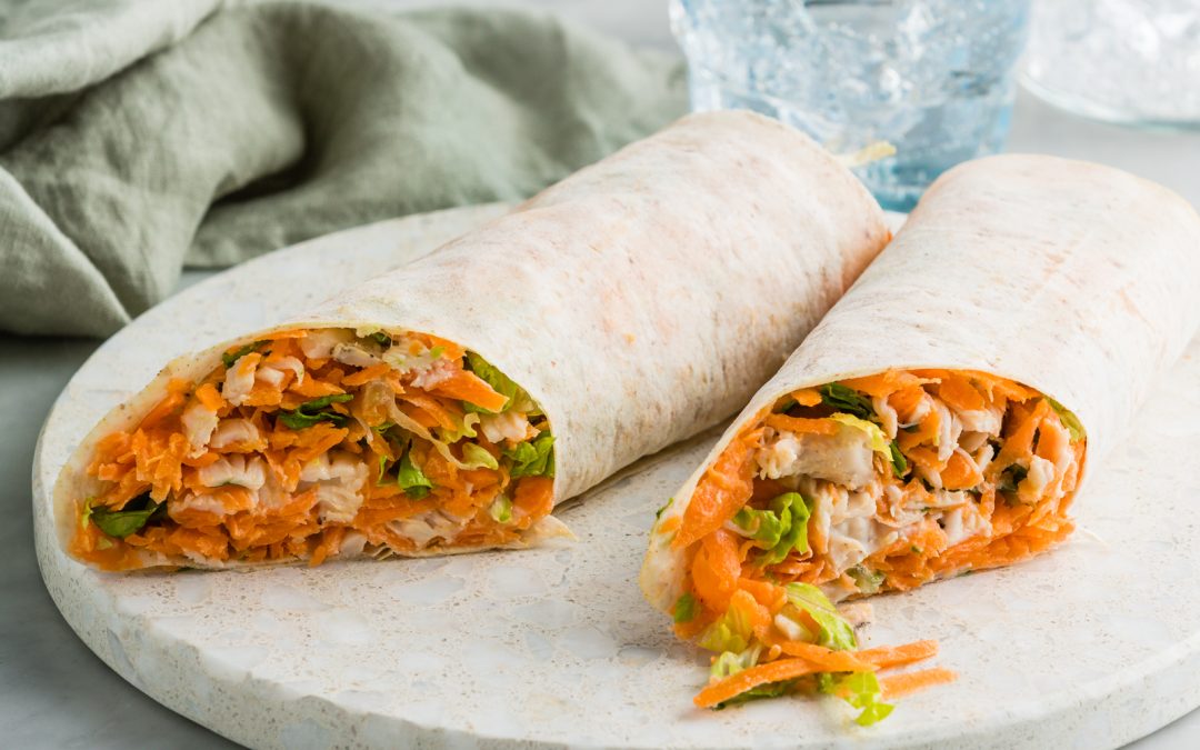 Miso Sesame Chicken Wrap