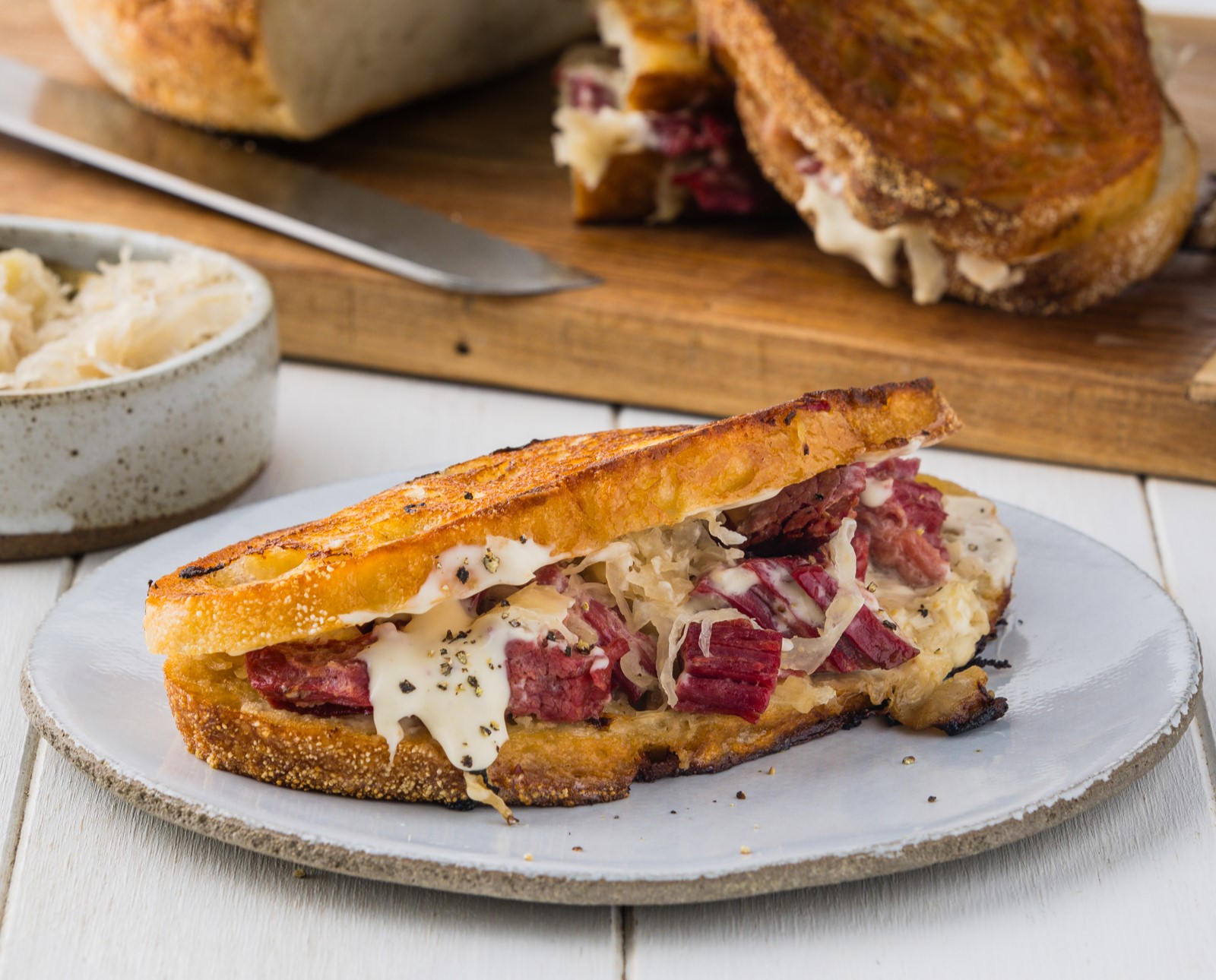 Grilled Reuben Sandwich | Blog - Add On Recipes - Bargain Box - My Food Bag