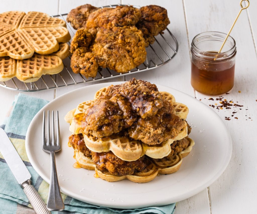 K Fried Chicken Waffles Kit Serves 4