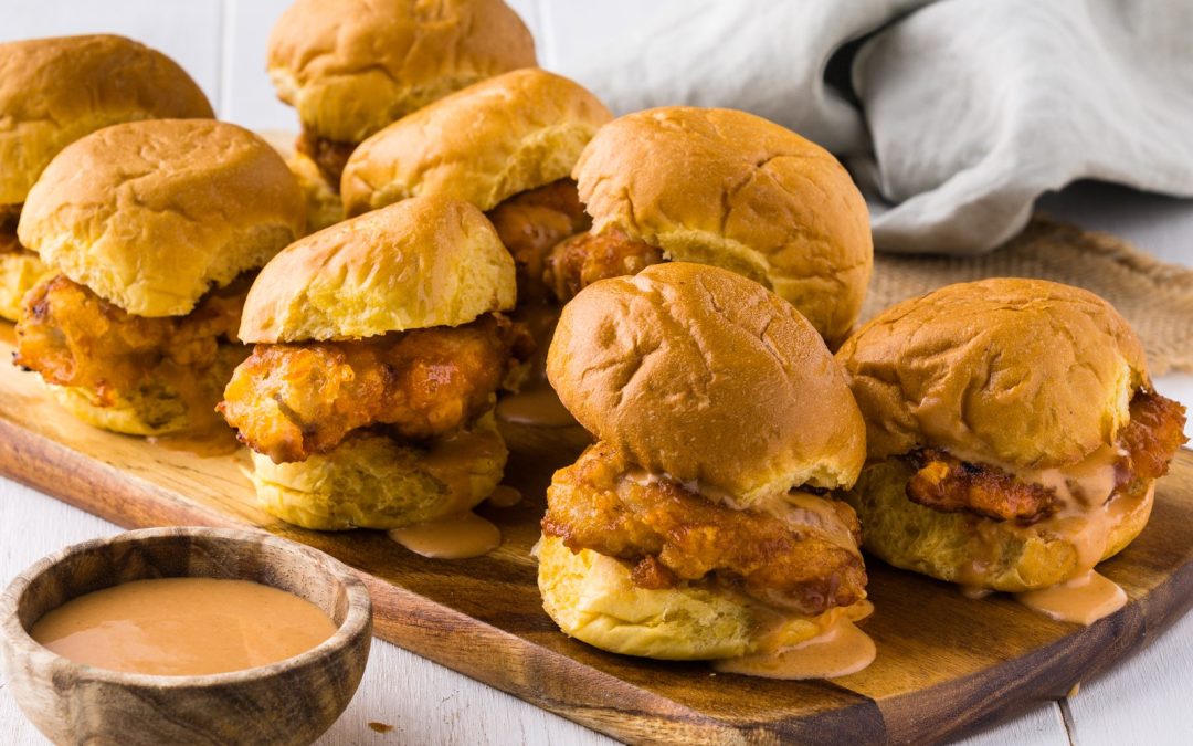 Korean Fried Chicken Sliders