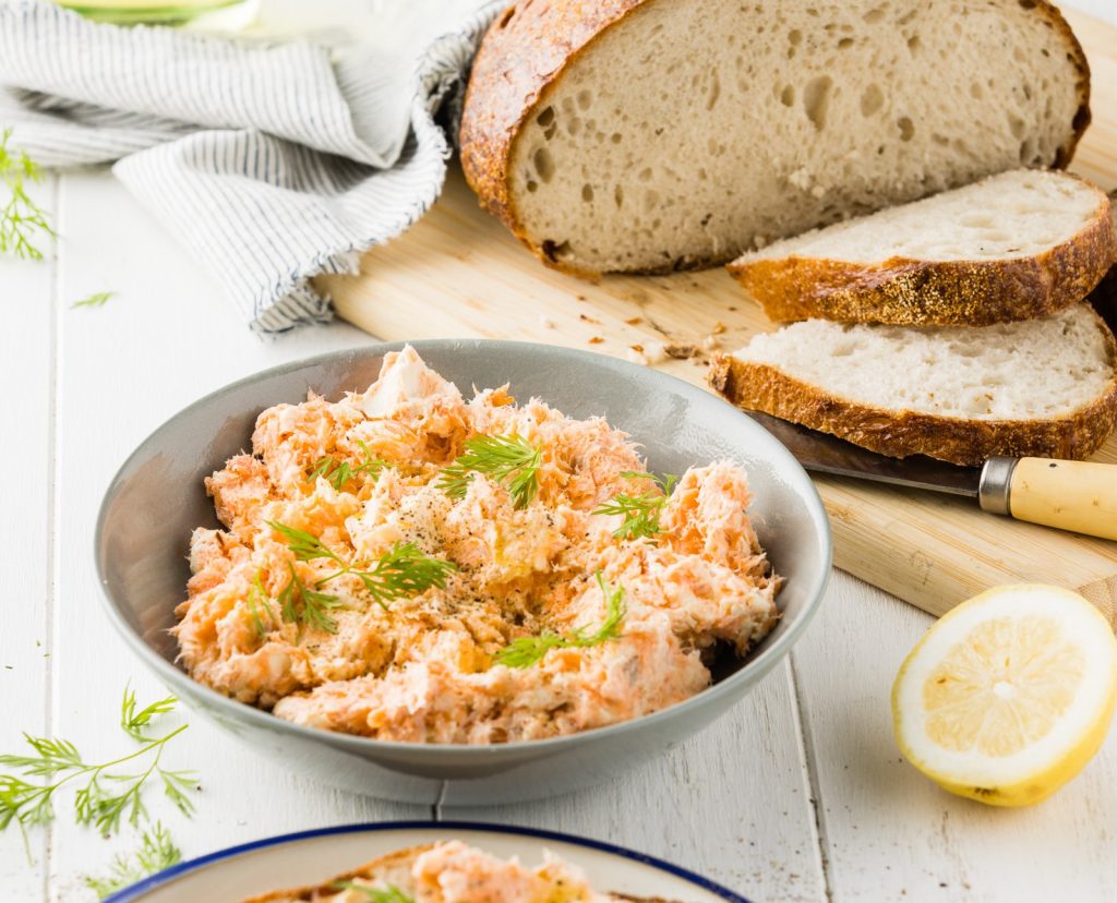 K Spring Smoked Salmon Dip with Sourdough