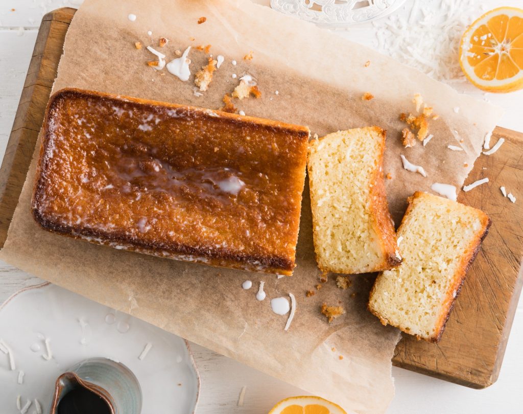 K lemon coconut loaf