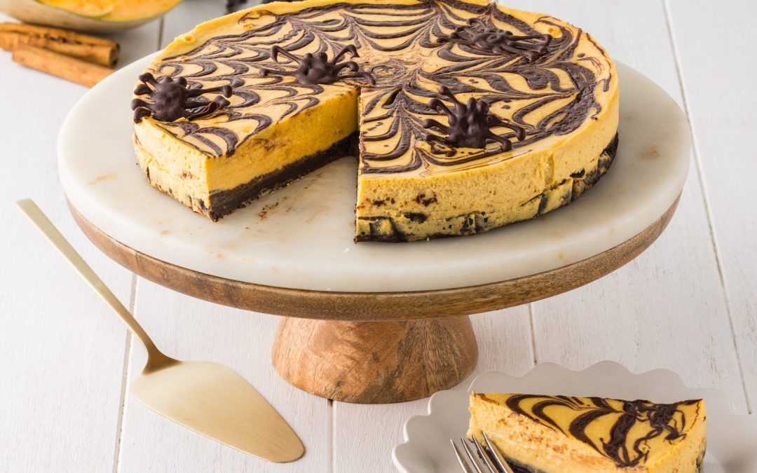 Creepy Pumpkin Cheesecake