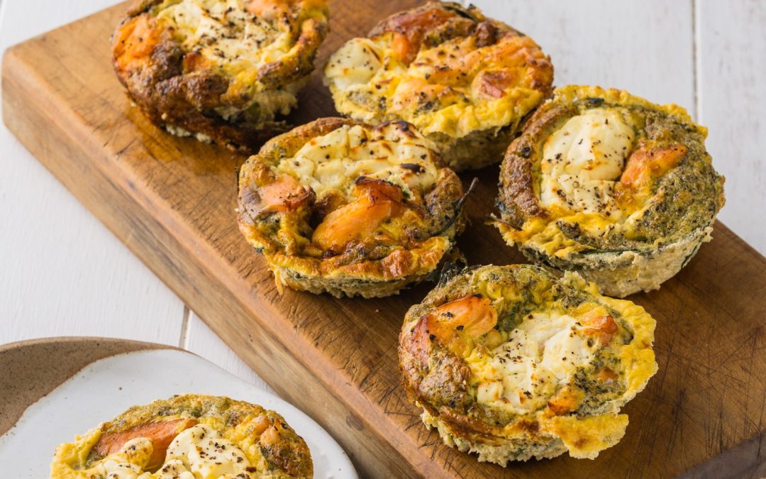 Smoked Salmon Frittata Muffins