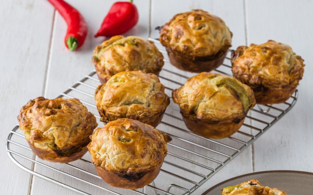 Mini Curry Vegetable Pies