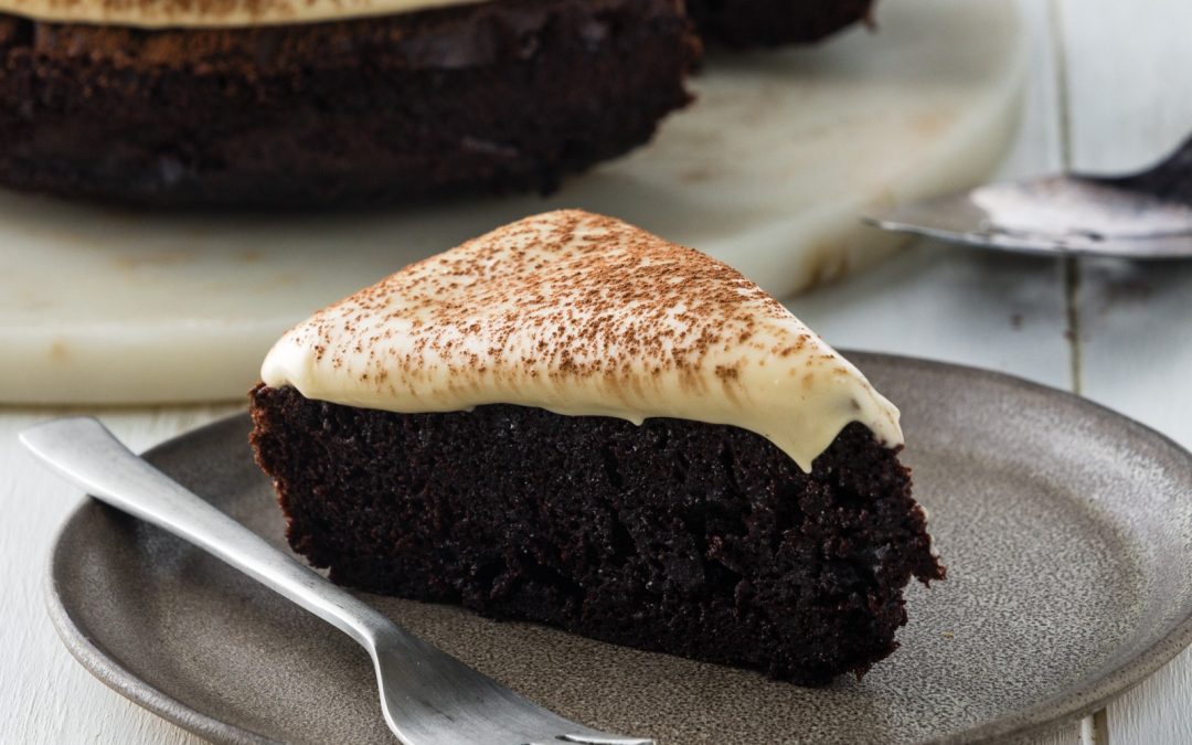 Mocha Cake with Cream Cheese Icing