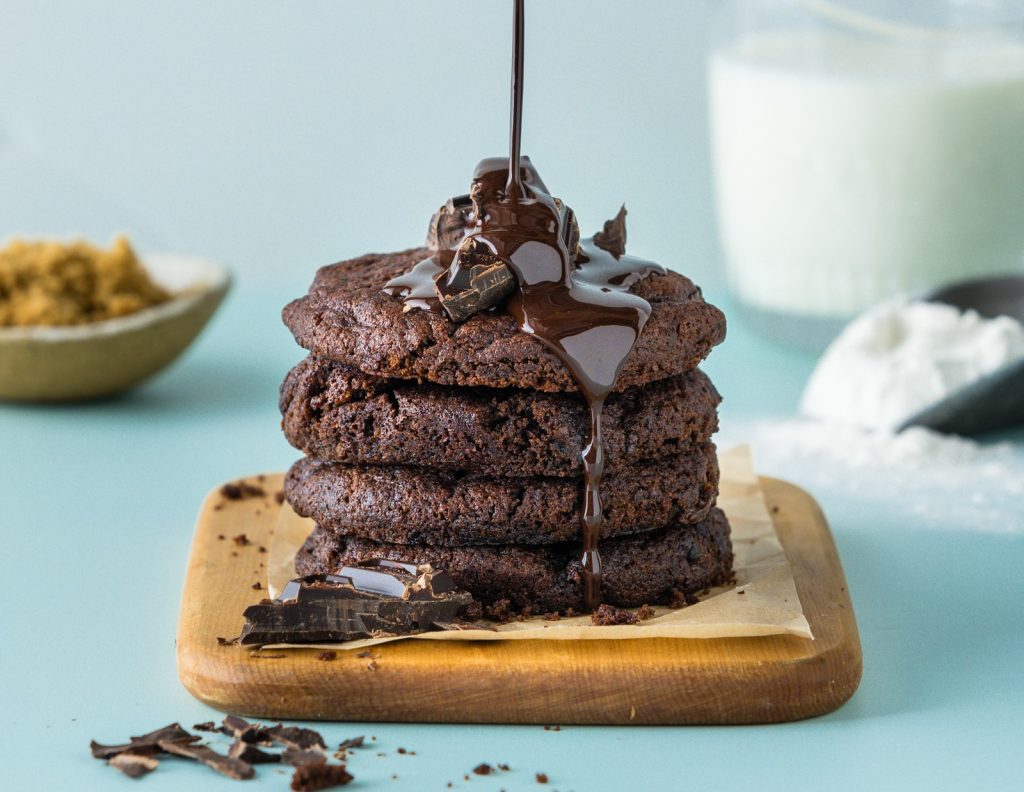 Vegan Double Chocolate Chip Cookie