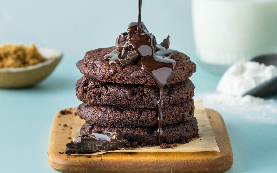 Vegan Double Chocolate Chip Cookies