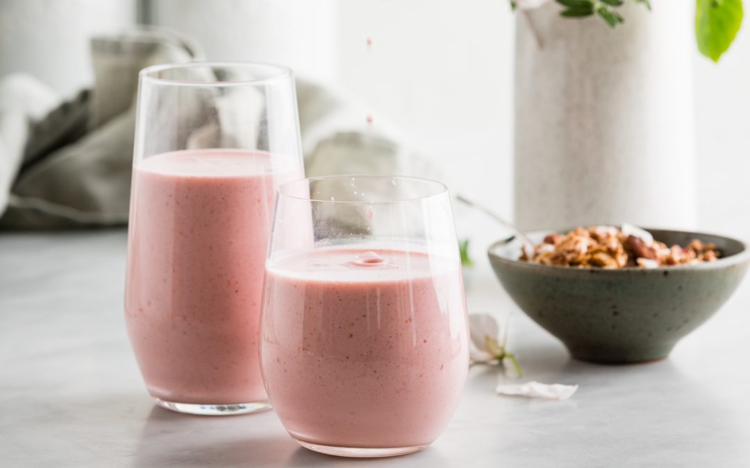 GLP-1 Friendly Mixed Berry Protein Smoothie