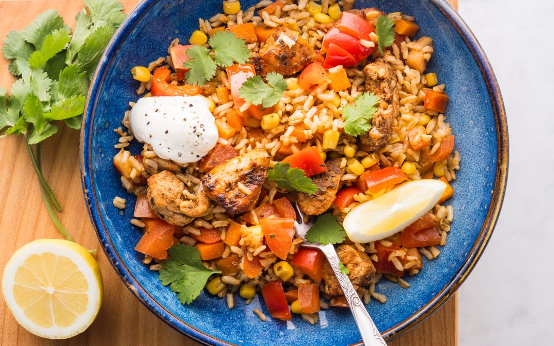 One-Pan Cajun Chicken Rice
